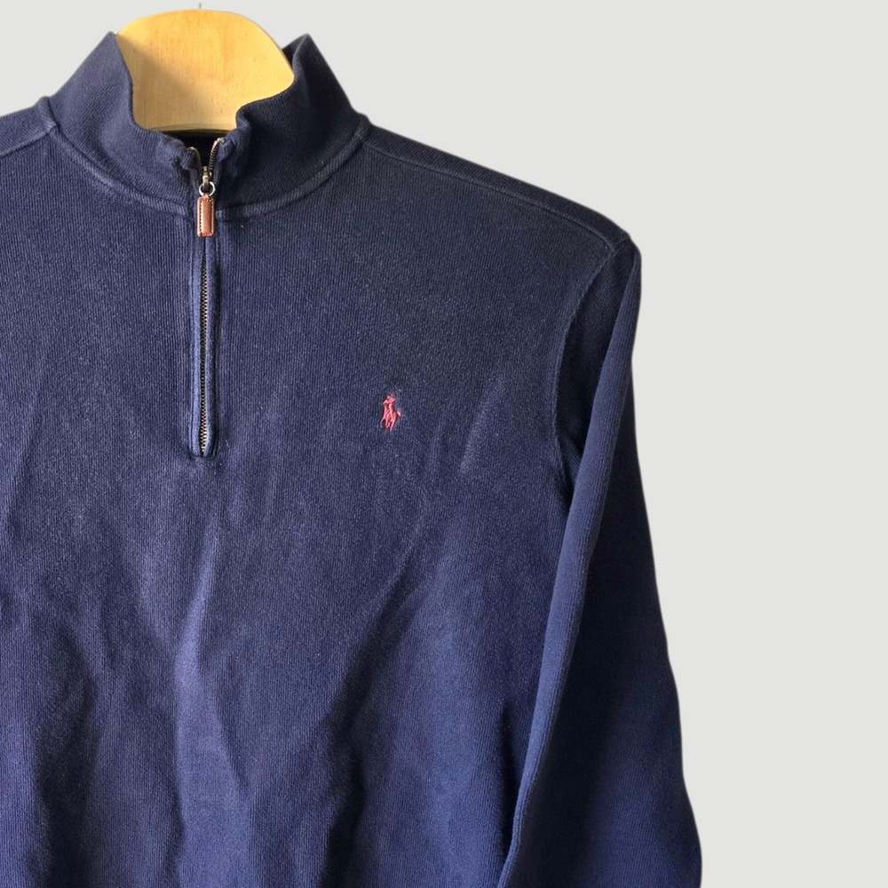 Polo by Ralph‎ Lauren XXL Mens Quarter Zip Pullover Long Sleeve Top